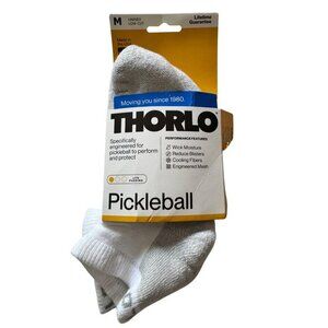 Thorlo Unisex Low Cut Pickleball Socks Size Medium W-9.5-11.5  M 8.5-10 NWT